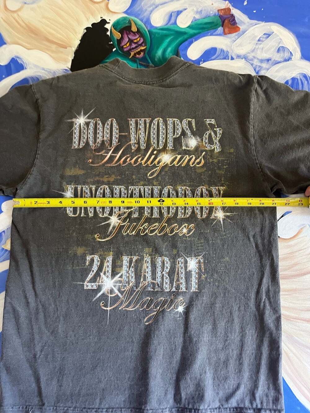 Bruno Mars Graphic T-Shirt Size M Black Vintage Wash - Picture 7 of 7